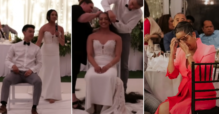 Bride’s Mother Breaks Down after Couple Starts Shaving Their Heads on Dance Floor in Support