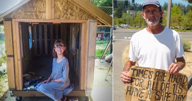 9-Year-Old Girl Has Been Growing Vegetables for Over 4 Years And Has Built Wooden Houses for The Homeless