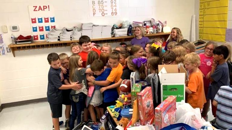Boy Lost Everything in A House Fire So Classmates Surprise Him with All New Gifts