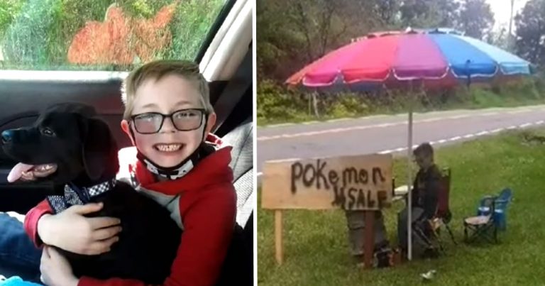 8-Year-Old Boy Sells Pokemon Card Collection in Order to Pay for Sick Dog’s $700 Treatment