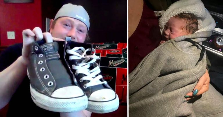 Dad Helps Deliver Baby off Highway with Converse Shoelace