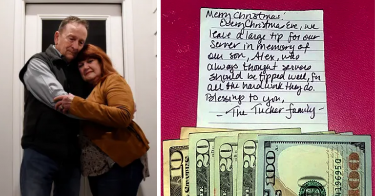 Couple from Tennessee Leaves Huge Tips for Waiters to Honor Sons