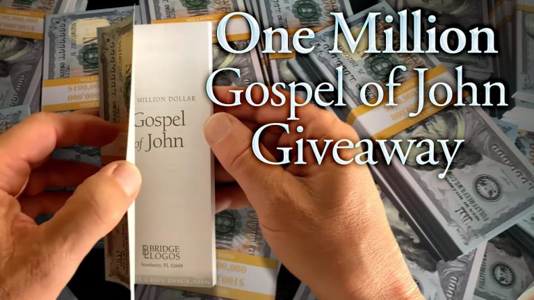 We’re Giving Away One Million Gospels of John + Free Shipping!