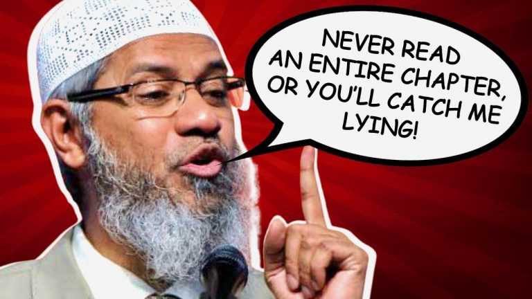 AN OPEN CHALLENGE TO ALL ZAKIR NAIK FANS (PROVE HE’S NOT LYING IN THIS VIDEO!)