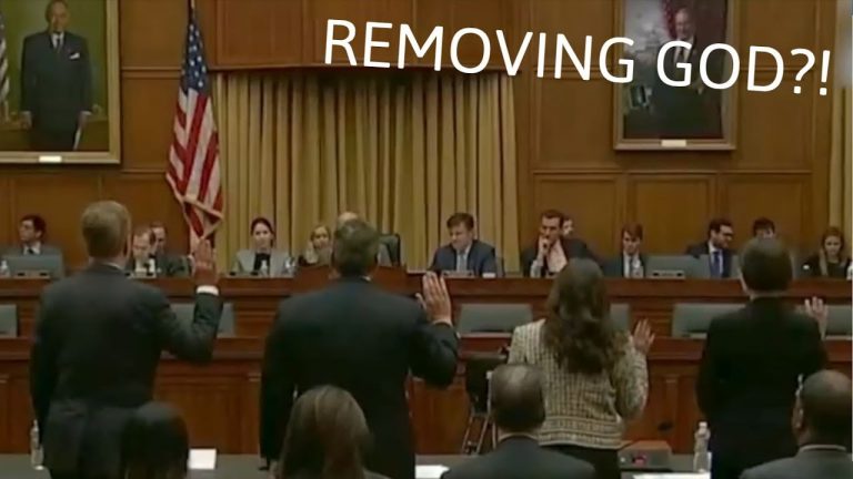 Watch How Congressmen Throw GOD Out of the Court!