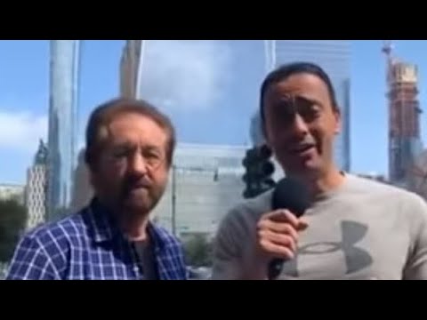 Ray Comfort & E.Z. at World Trade Center site on 9/11