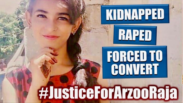 Arzoo Raja, 13-Year-Old Christian Girl, Kidnapped and Forced to Convert to Islam