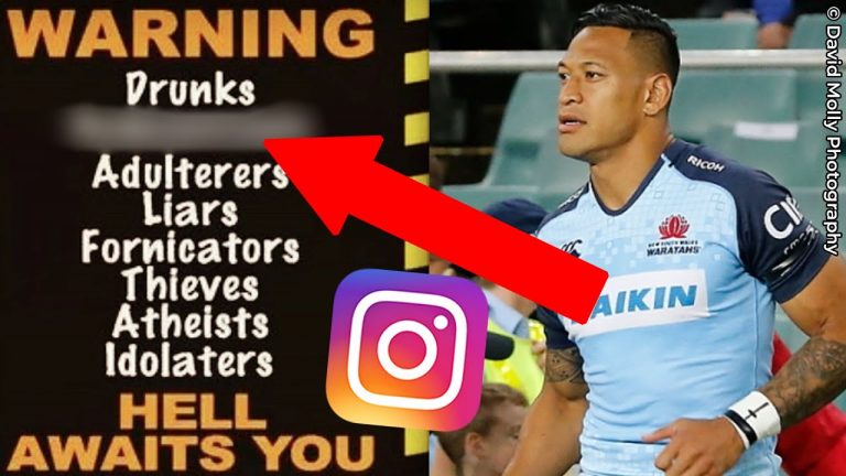 ONE WORD gets Israel Folau Kicked Out!