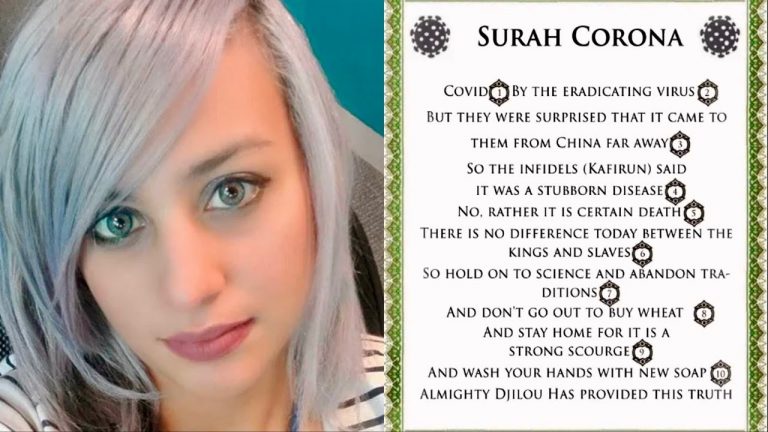 Girl Arrested in Tunisia for Insulting the Quran (Surah Corona)