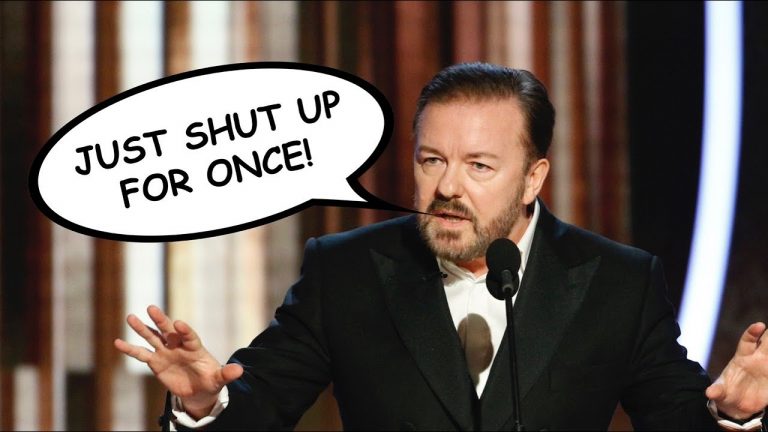 Ricky Gervais Slams Woke Celebrities at Golden Globes!