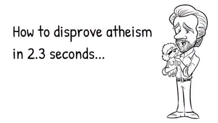 How to Disprove Atheism in 2.3 Seconds