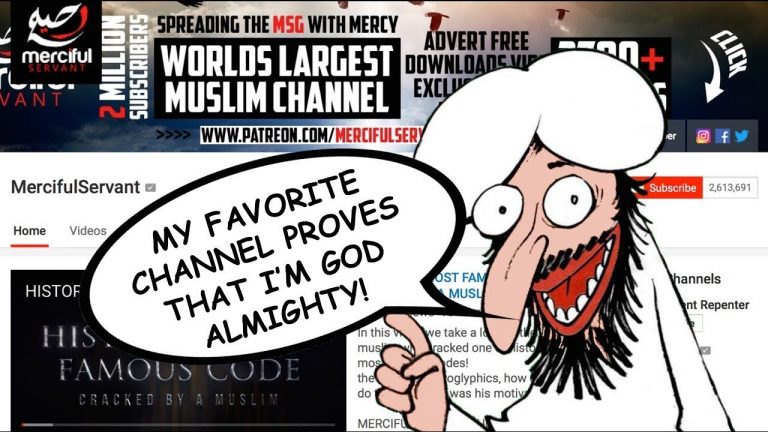 Top Muslim Channel Declares: “Muhammad Is God!” (MercifulServant Goes Full Shirk)
