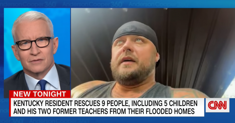 Man Rescues 5 Children and 2 of His Former High School Teachers from Their Flooded Homes in Kentucky