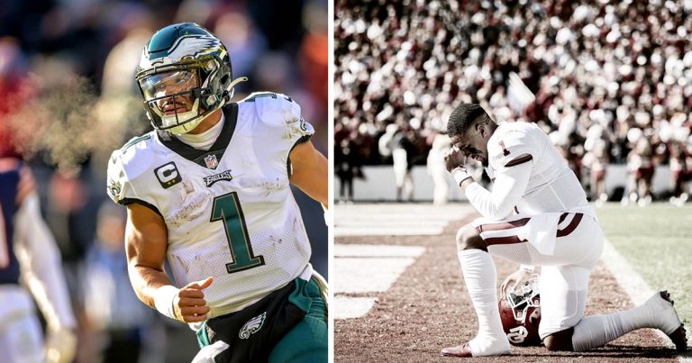 Eagles QB Jalen Hurts Wins on the Field, but Keeps God in The Center: ‘I Lean on Him’