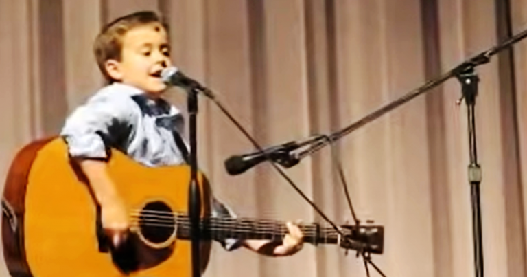 Little Boy Says He Sounds Just Like Johnny Cash and Jolts Audience with Unthinkable Skills
