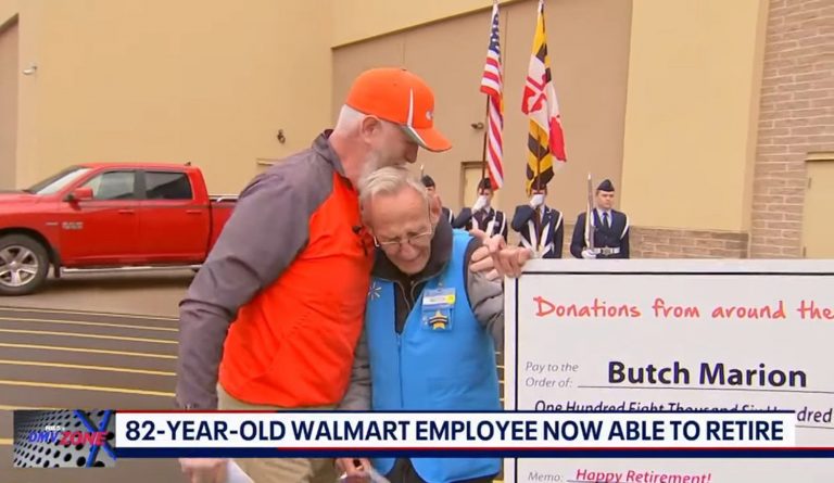 Walmart Widower, 82, Retires after Good Samaritan Helped Raise $100,000 for Him