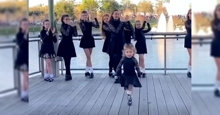 3-Year-Old Girl Impresses with Her Irish Step after Taking Dance Class for Only Months