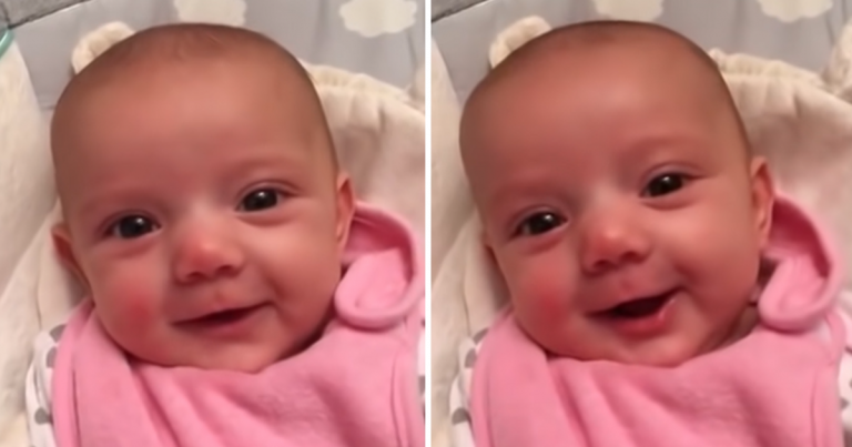 8-Week-Old Baby Talks and Mom Does Double Take
