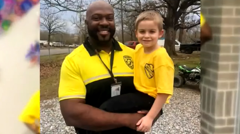 5-Year-Old Boy Dresses as School Security Officer for ‘Favorite Person’ Day