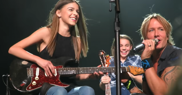 Keith Urban Shares Spotlight with Young Fan Who Left Crowd Speechless with Her Performance
