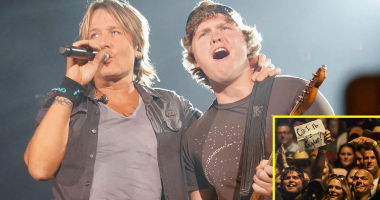 Keith Urban Invites Fan on Stage to Play Guitar, Fan Blows Audience Away