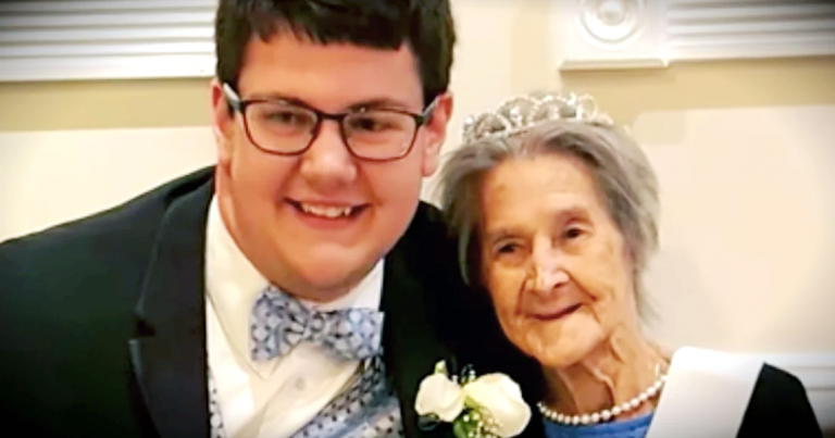Grandson Took 91-Year-Old Grandma to Her First Prom Months before Her Passing