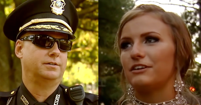 Fallen Police Officer’s Teen Daughter Surprised by His Old Colleagues There to Take Her to Prom
