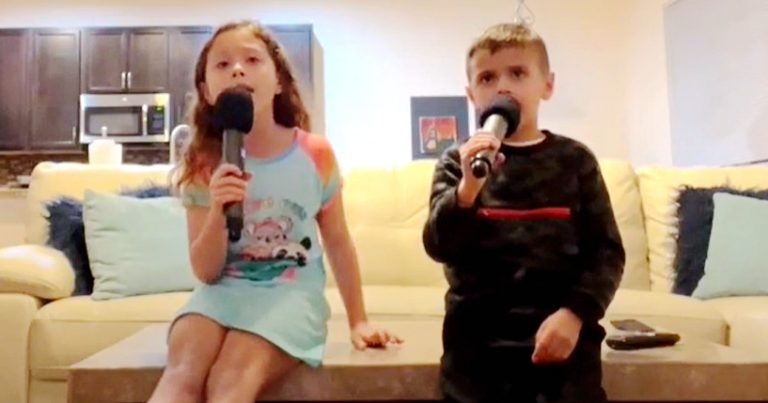 Adorable Siblings Sing Powerful Rendition of ‘How Great Thou Art’ at Home
