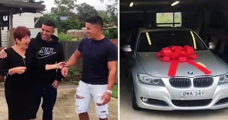 ‘Grateful’ Brothers Save up for 5 Years to Buy Mother Her Dream Car