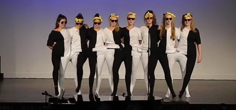 8 Dancers Perform Mind-Boggling Optical Illusion That Has Audience Cracking Up