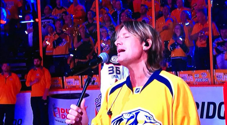 First Time Keith Urban Asked to Sing National Anthem and Entire Crowd Fall Silent