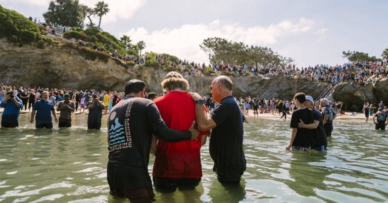 85-Year-Old Man Gets Baptized at Historic Mass Baptism: ‘Never Give Up on People’