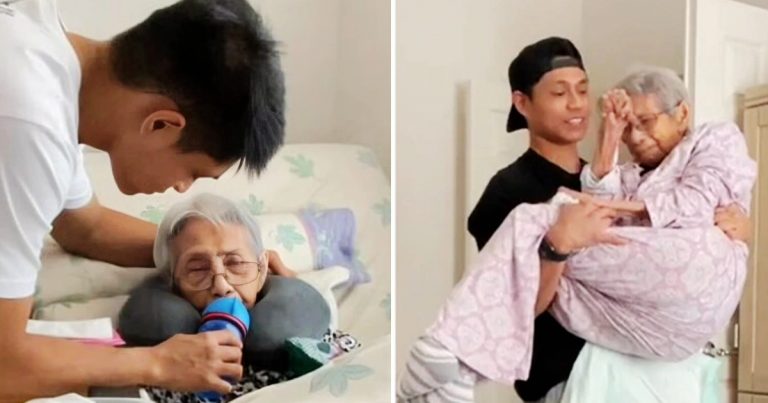 Grandson Refuses to Let Family Put Grandma in A Home, Becomes Her Full-Time Caretaker instead