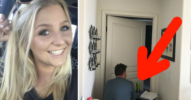 Teen Girl Finds Dad Sitting in Odd Spot, Instantly Snaps Photo When She Realizes Why