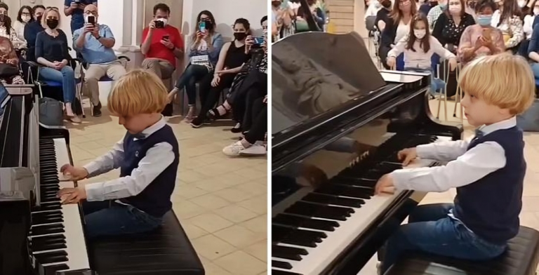 ‘Born Genius’: Viral Video Shows 5-Year-Old Piano Prodigy Playing Mozart Flawlessly