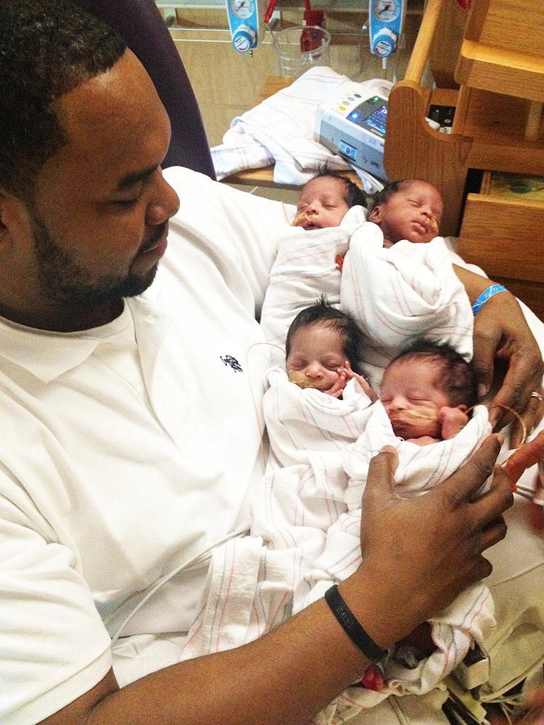 Husband Kisses Wife’s Head before Delivery and Whispers 5 Words – 1 Hour Later He’s a Single Dad to Quadruplets