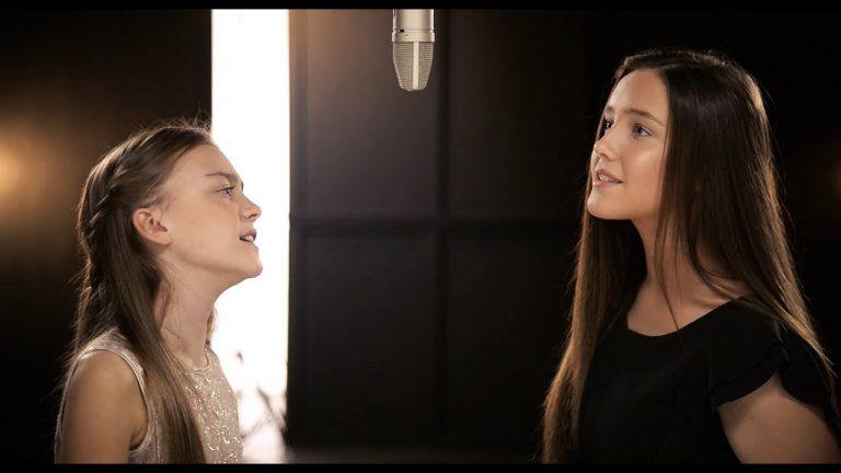 Big Sister, 16, and Little Sister, 11, Sing A Heart Stirring Rendition of ‘You Raise Me Up’